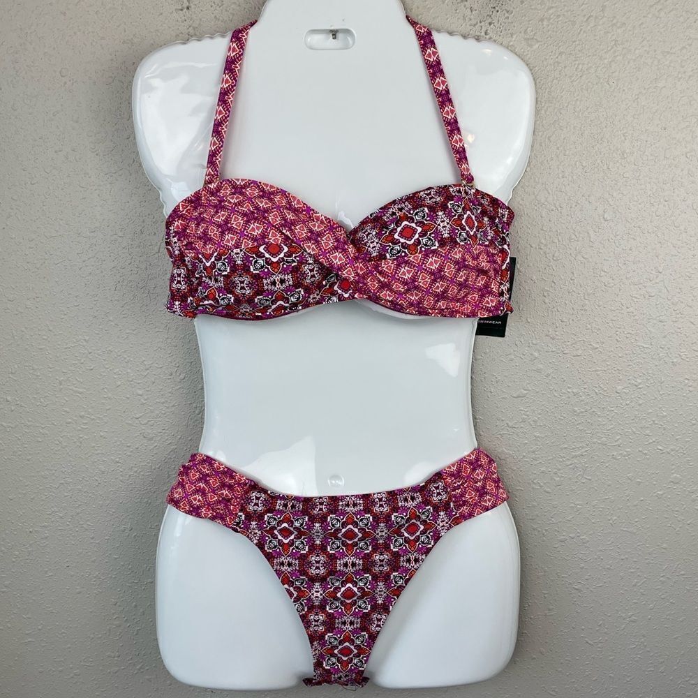 NWT Lauren Ralph Lauren Bikini Top and Bottoms Size 6
